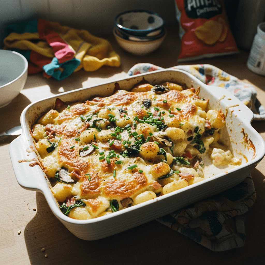Lazy Gnocchi Bake
