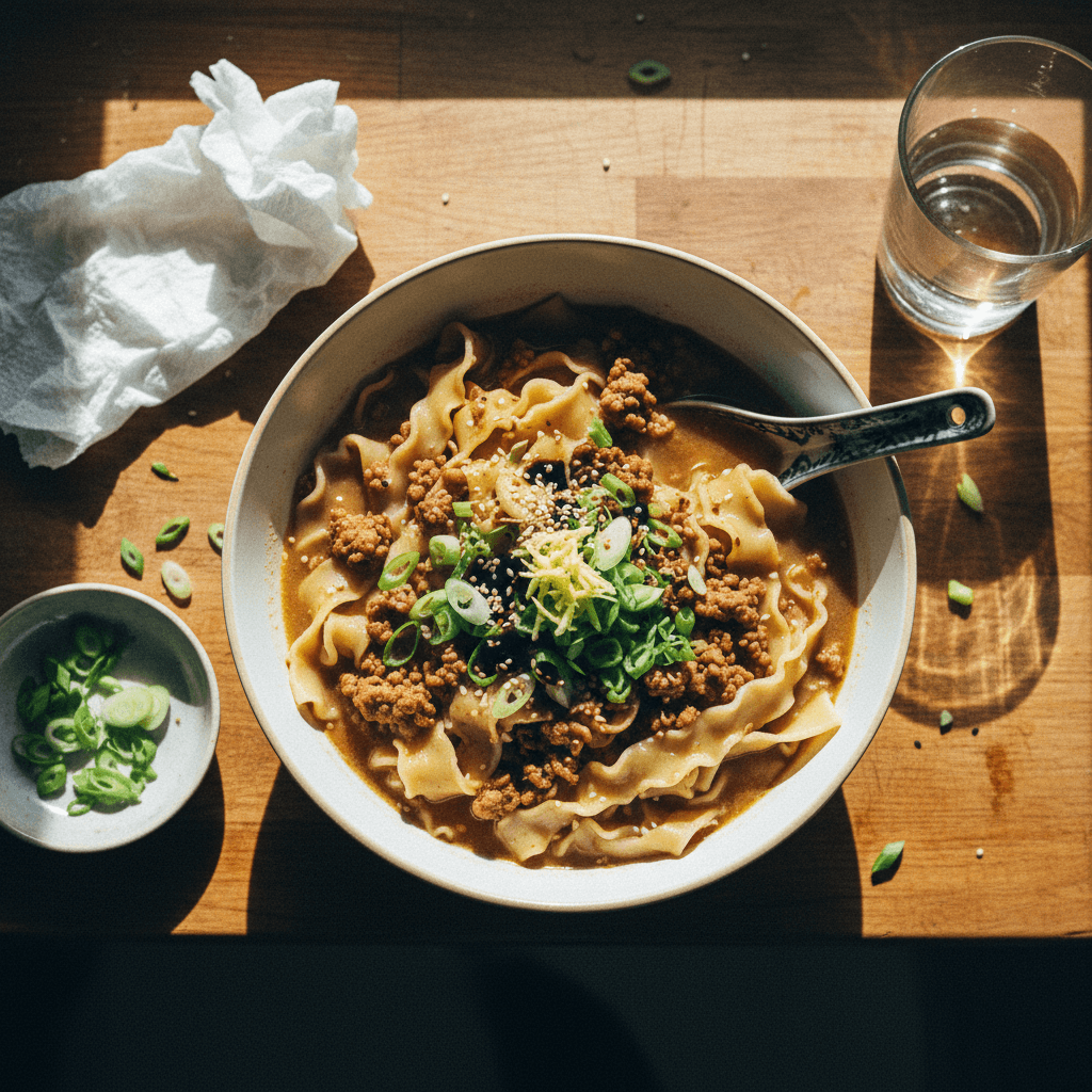 Dumpling Noodle Bowl