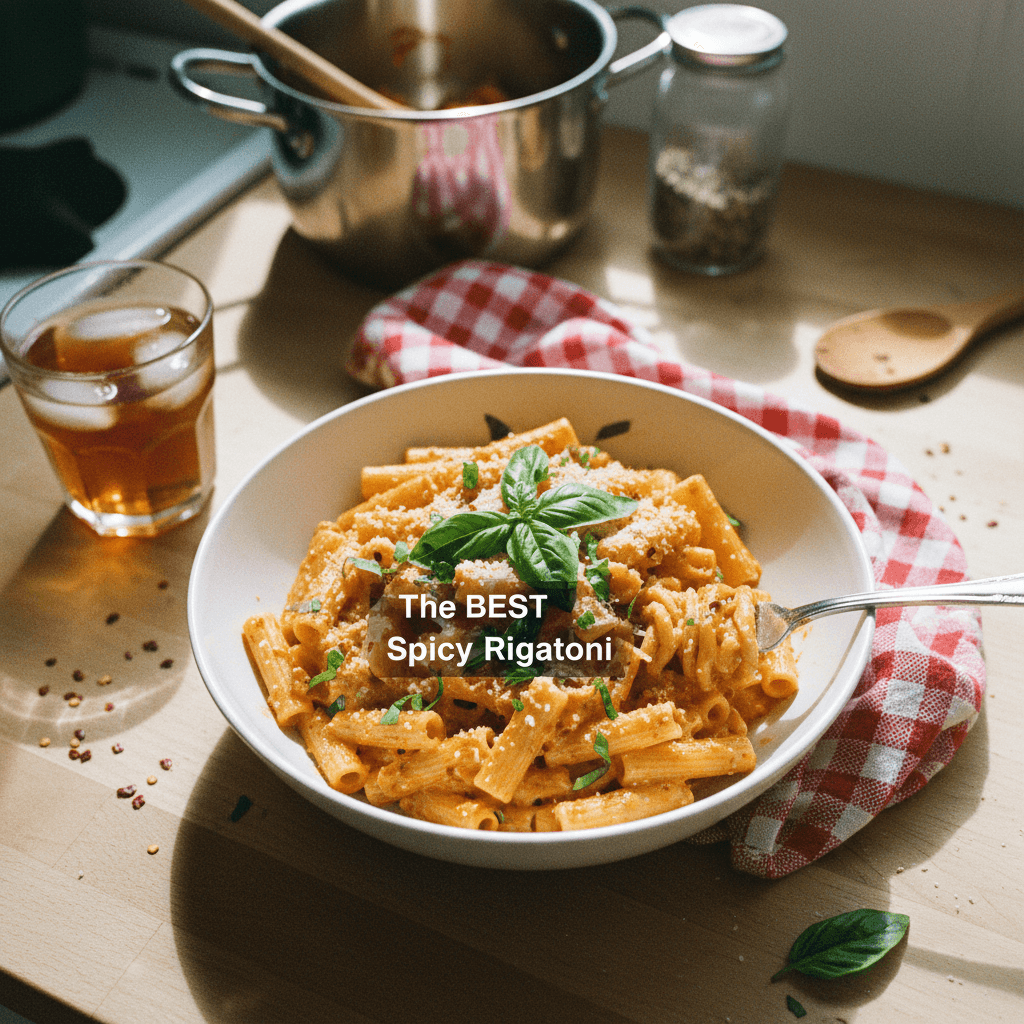 The BEST Spicy Rigatoni