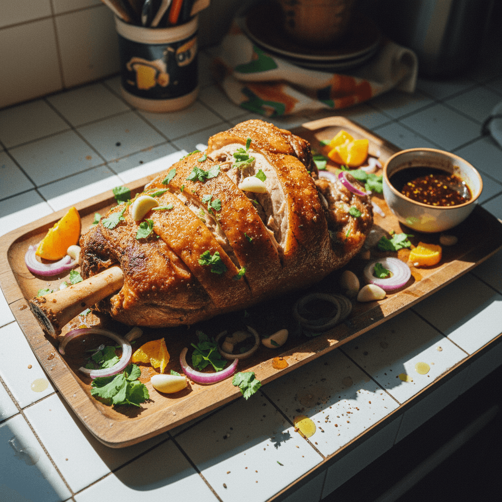 Authentic Cuban Lechon Asado (Mojo Roast Pork)