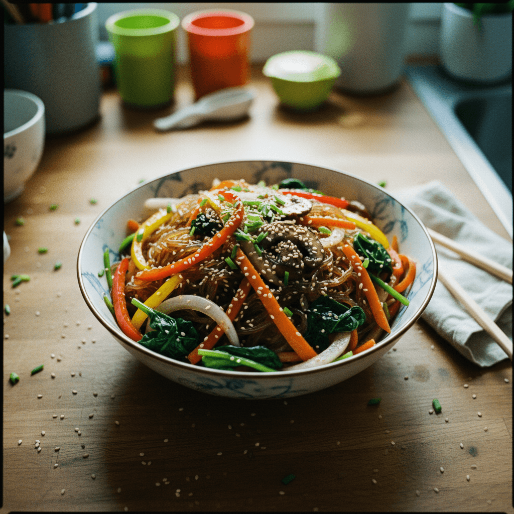 Vegetarian Japchae