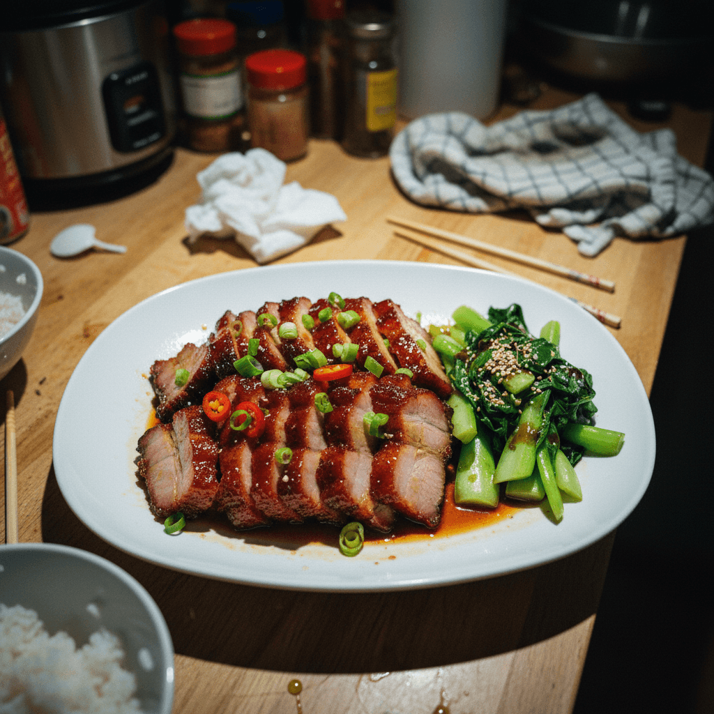 Rice Cooker Honey BBQ Pork (Char Siu)