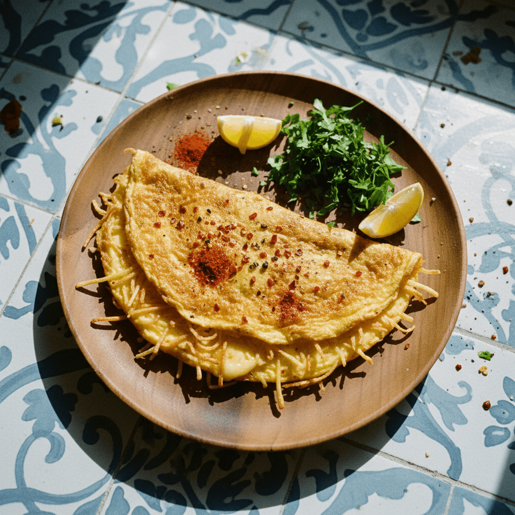 Patatesli Çıtır Omlet