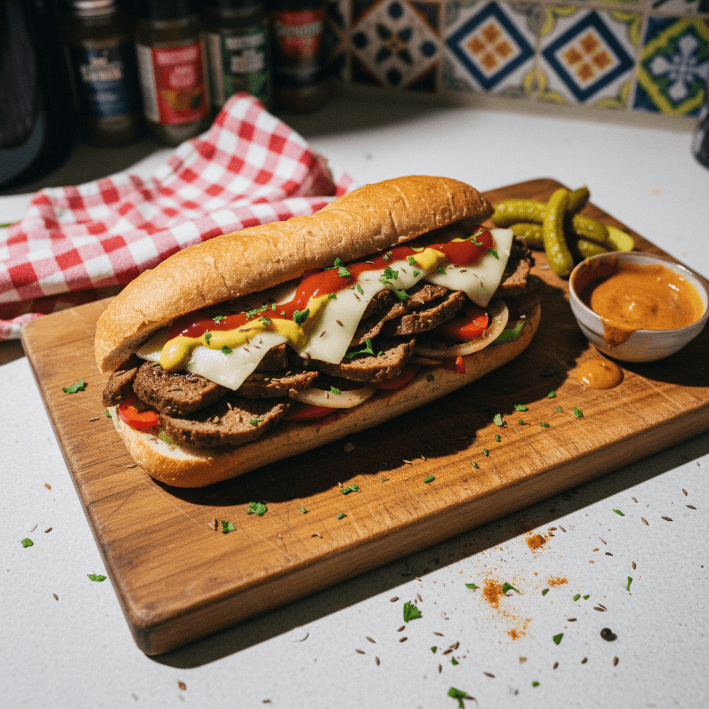 Vegan Philly Cheese Steak