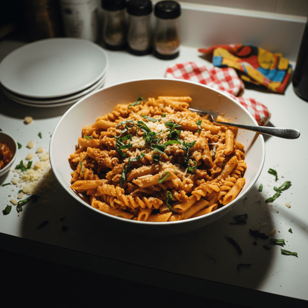 TJ's Marinara & Unexpected Cheddar Pasta