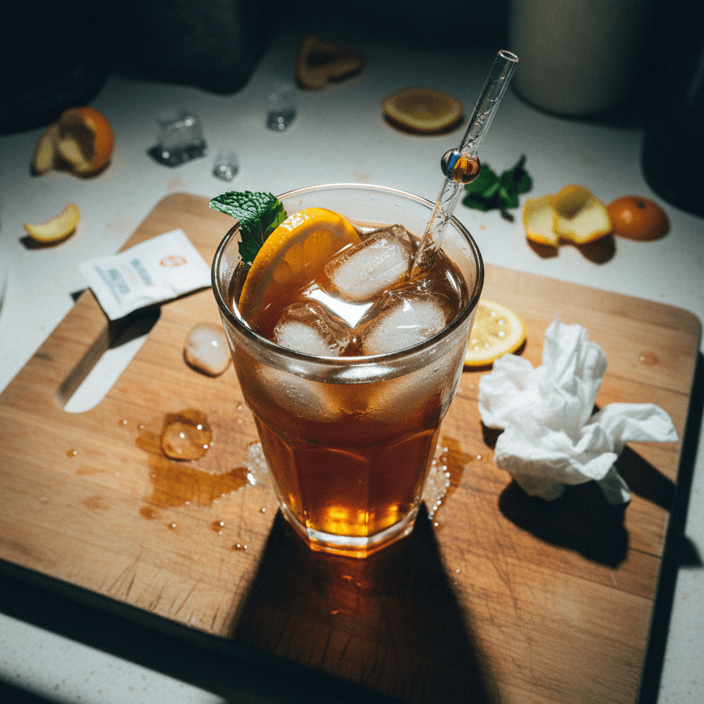 Refreshing Orange Iced Tea