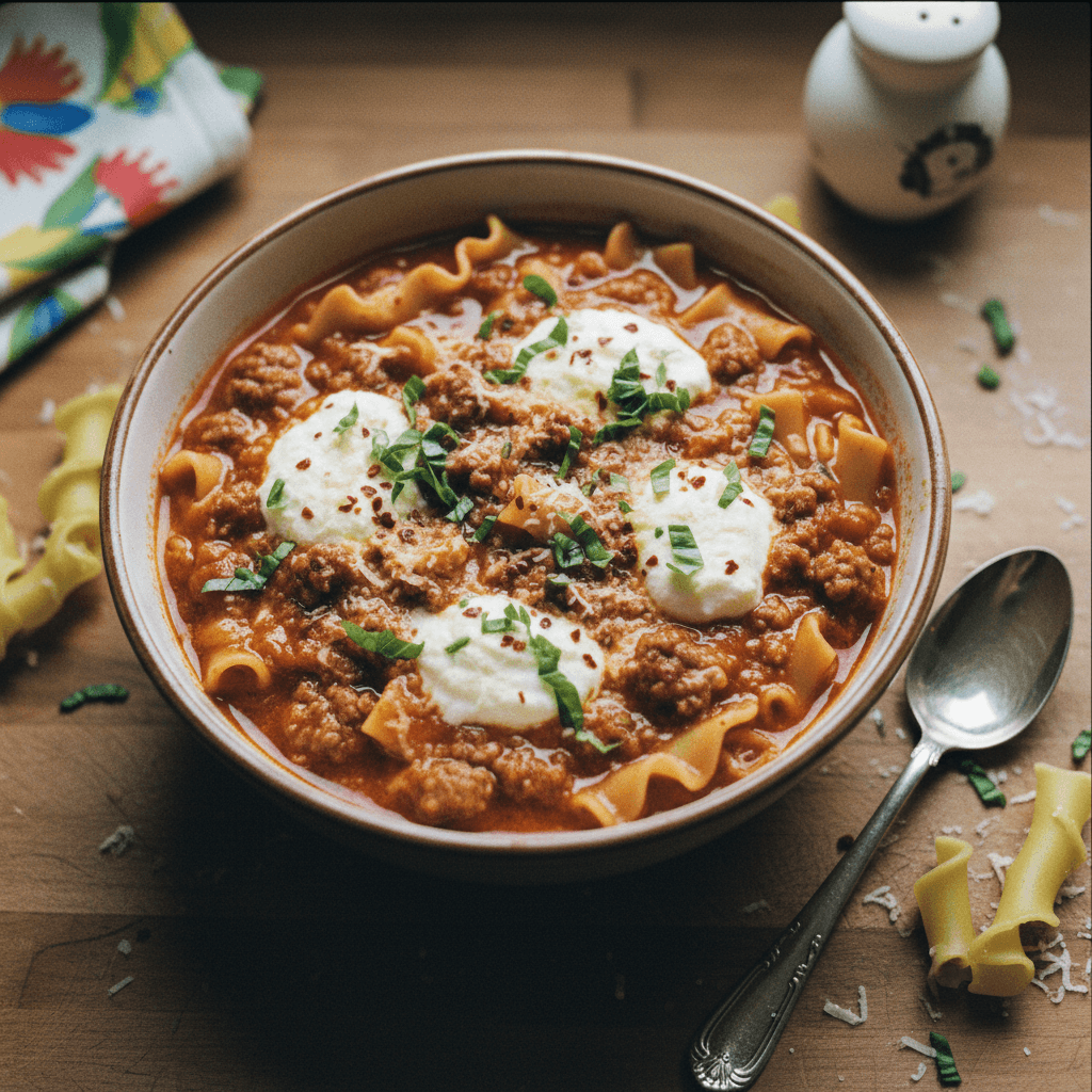 Lasagna Soup