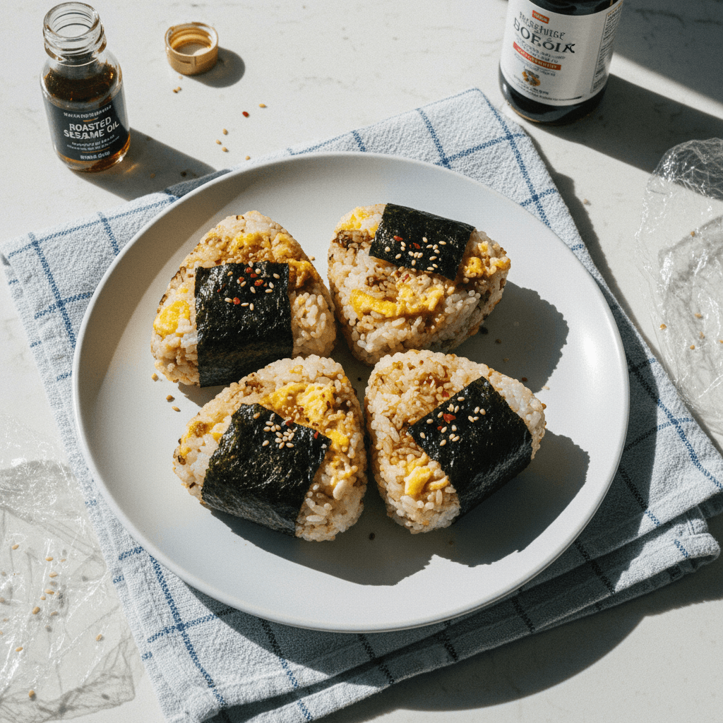 Quick Breakfast Onigiri
