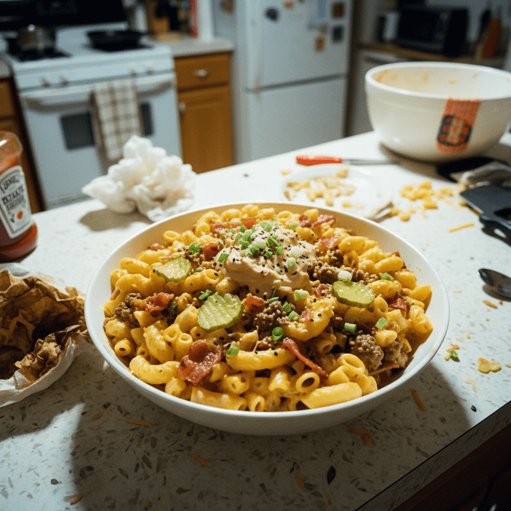 Loaded Bacon Cheeseburger Pasta in 2025