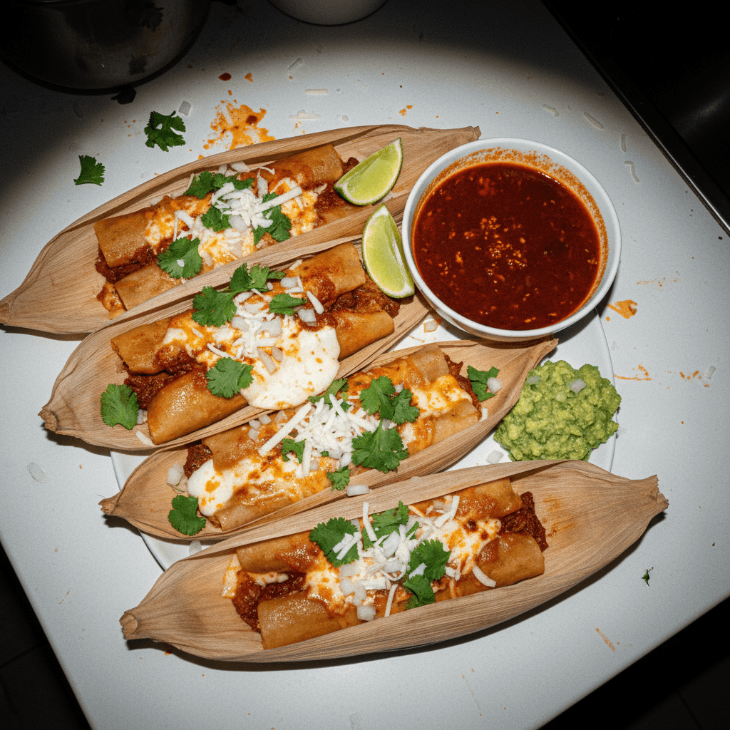 Cheesy Birria Tamales