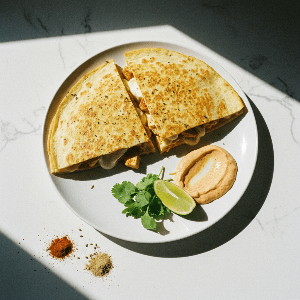 كاساديا دجاج (Chicken Quesadilla)