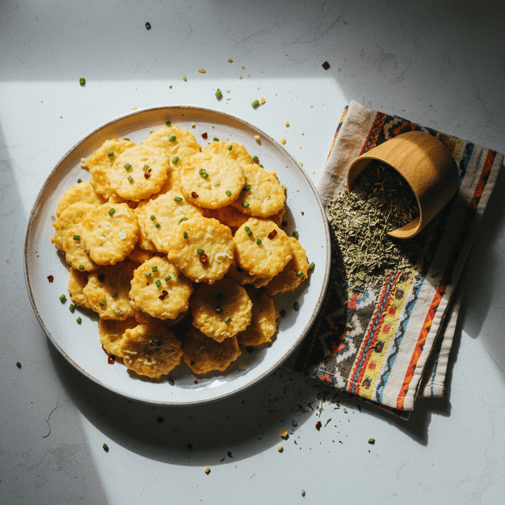 Crackers de Queso (Cheese Crackers)