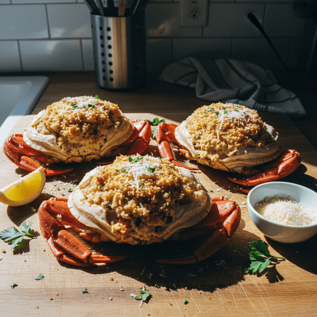 Creamy Stuffed Crab