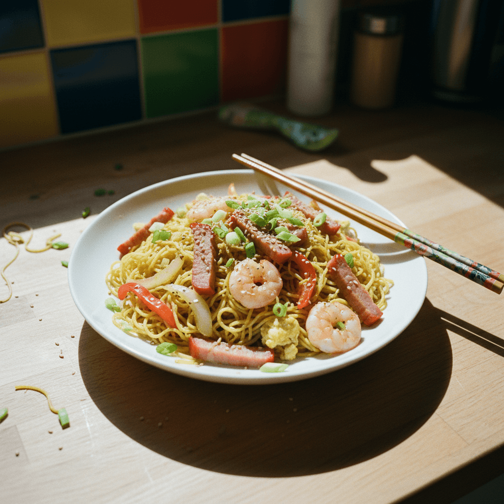 Hong Kong Style Singapore Noodles