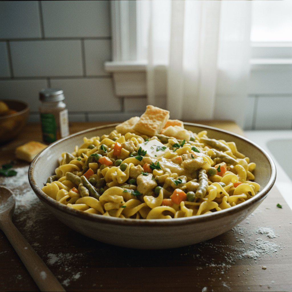 Creamy Chicken Pot Pie Pasta