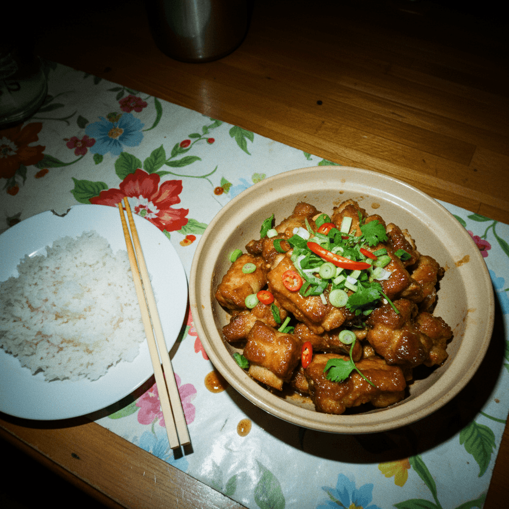 Suon Ram Man (Vietnamese Caramelized Pork Ribs)