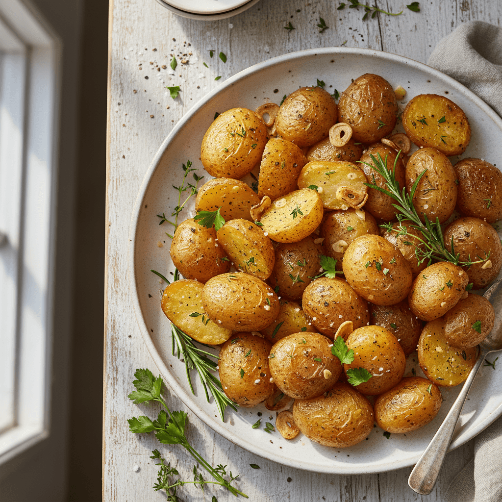 Garlic Herb Roasted Potatoes