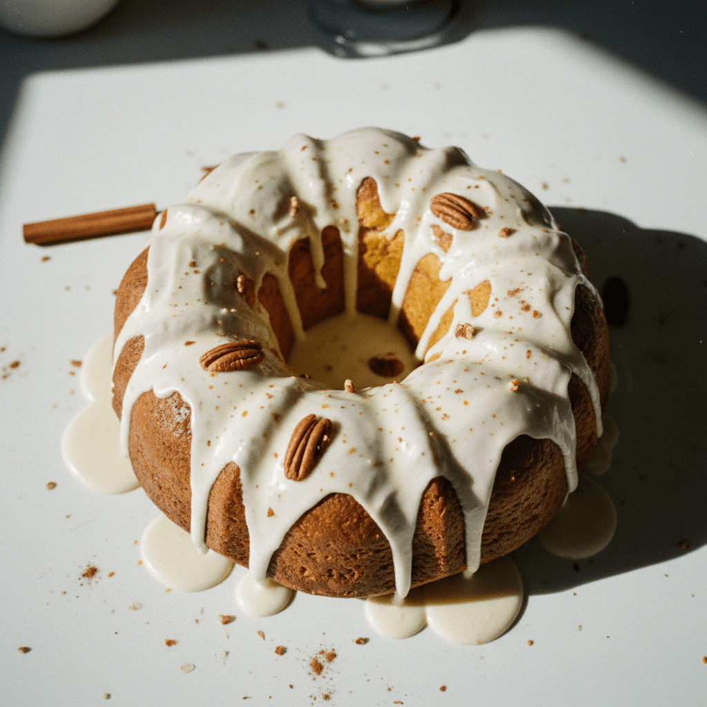 Pumpkin Monkey Bread with Cream Cheese Glaze
