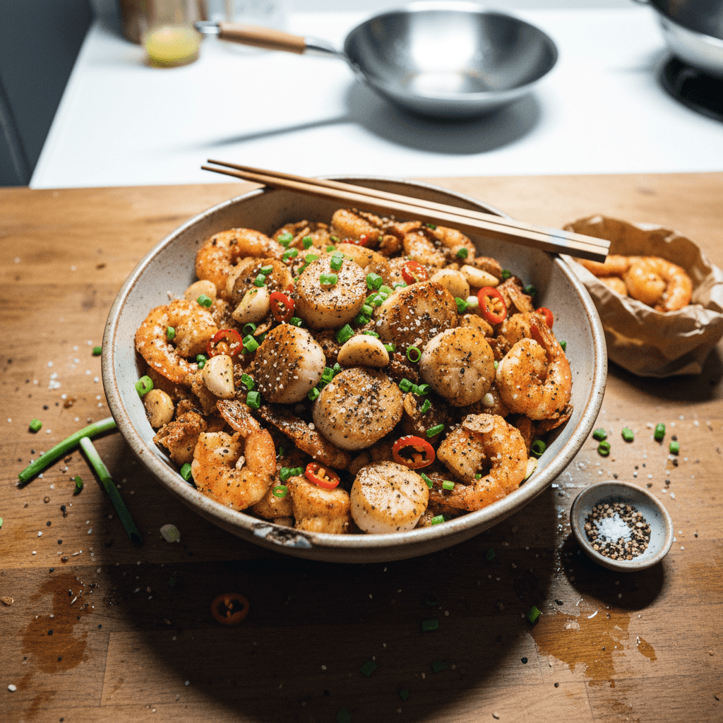Salt & Pepper Shrimp & Scallop