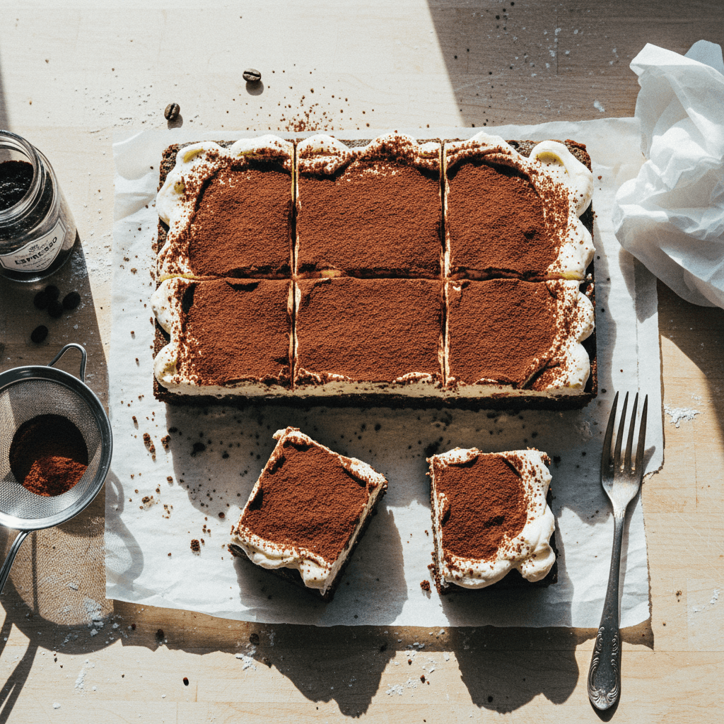 Tiramisu Brownies