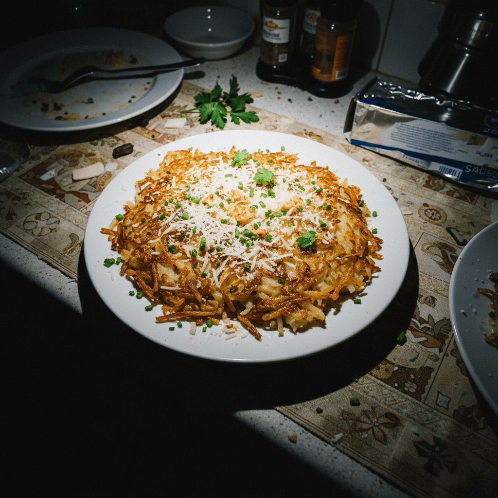 Garlic Parmesan Hashbrowns