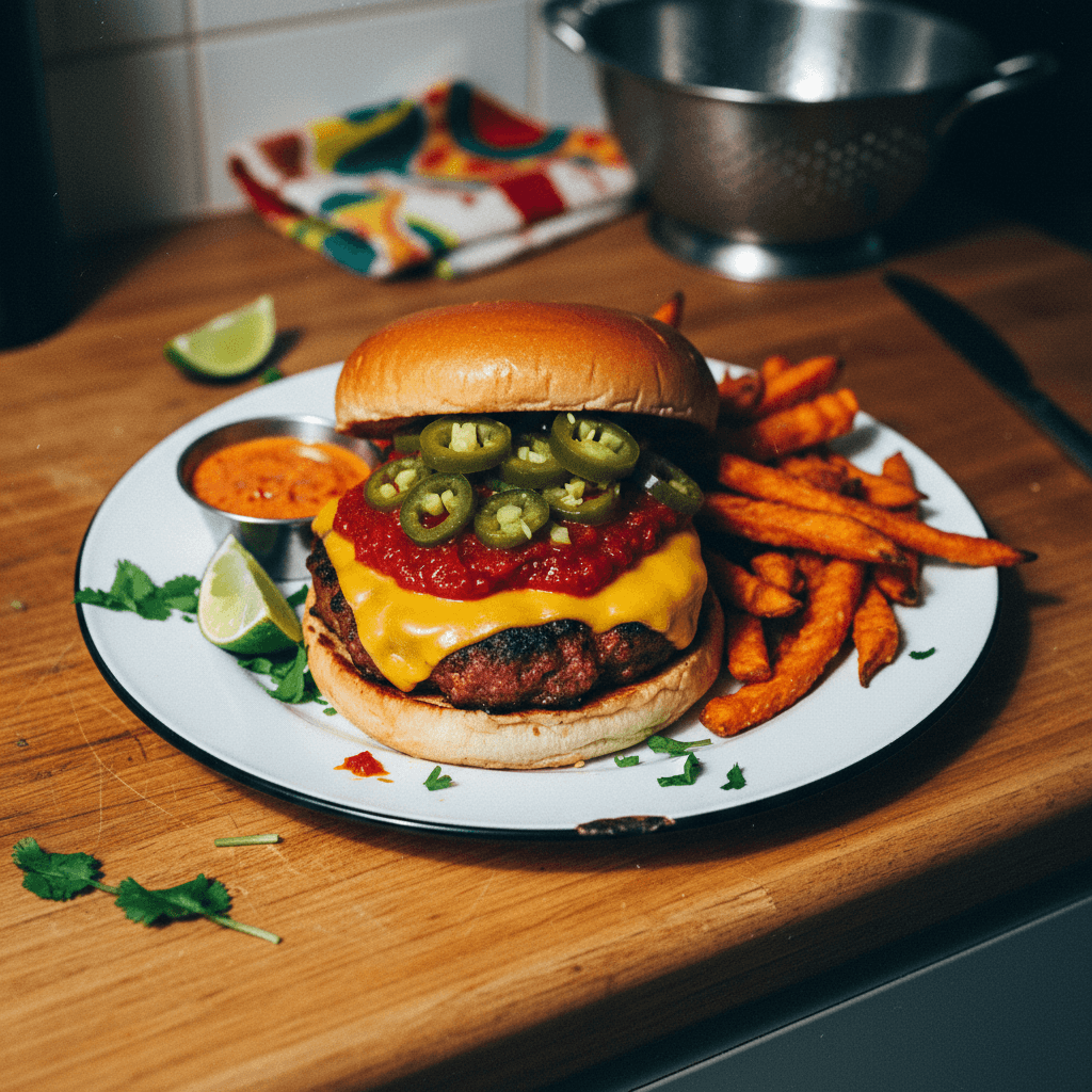 Red Hot Tavern Burger at Home