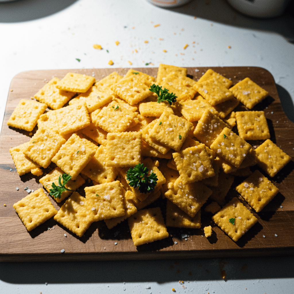 Homemade Cheese Crackers