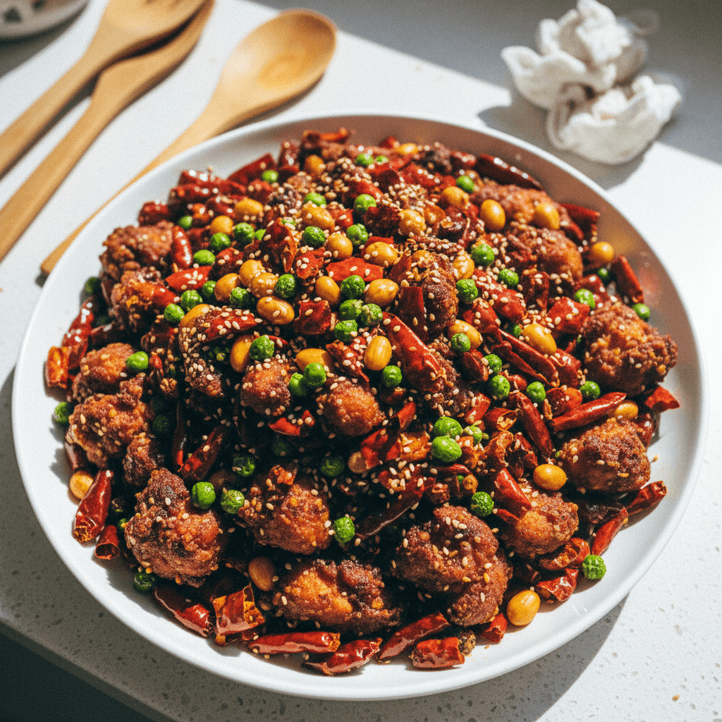 红红火火的家庭版辣子鸡