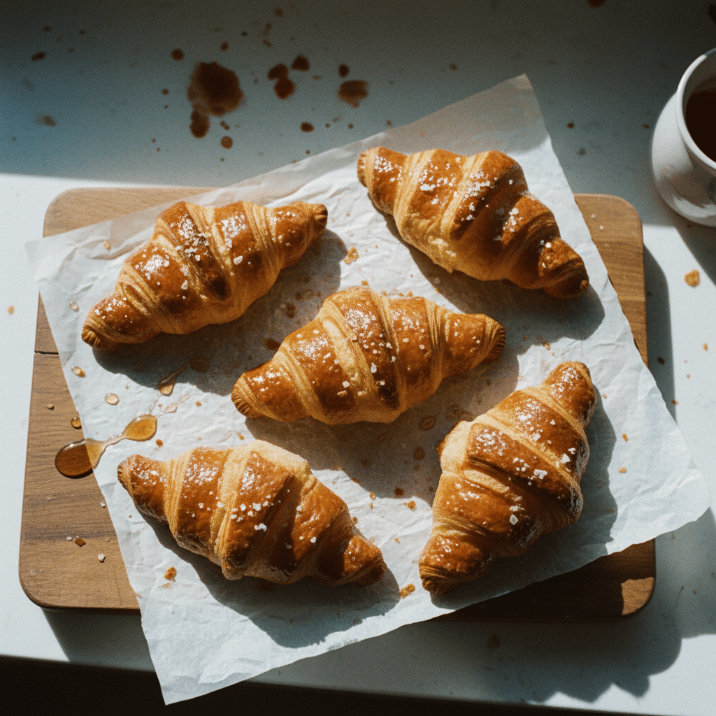 Caramelized Honey Croissants