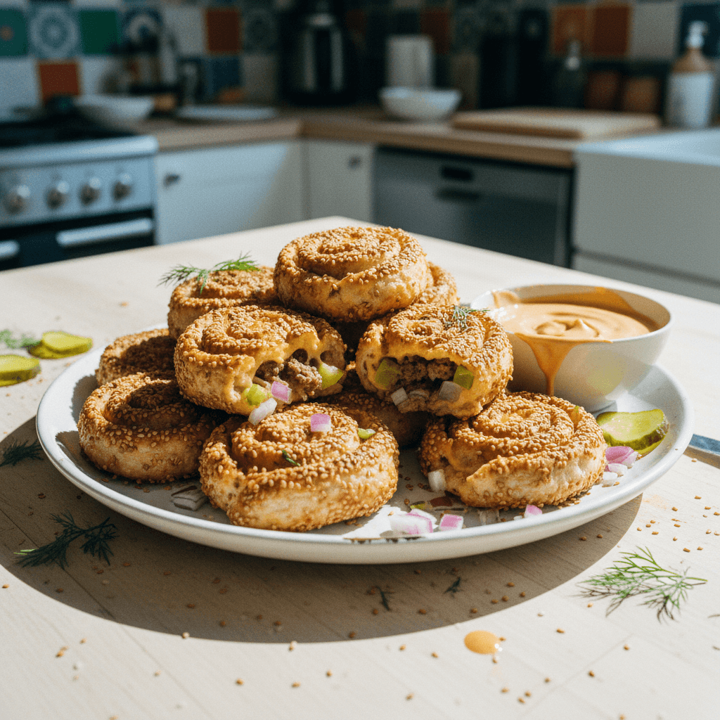 Rice Paper Big Mac Spirals