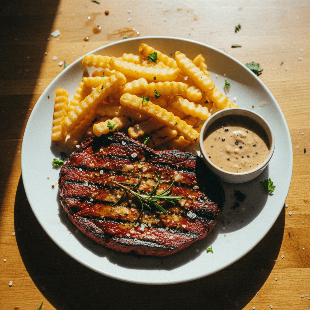 Lion's Mane Mushroom Steak Frites