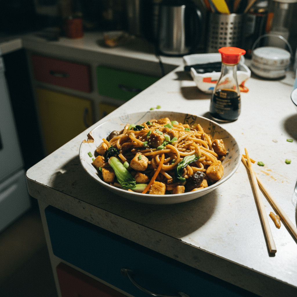 Shanghai Fried Noodles