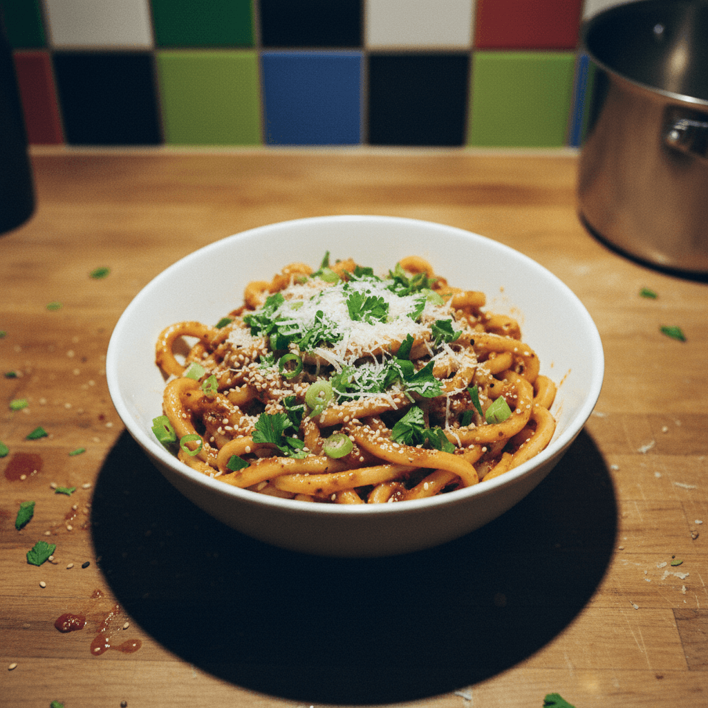 Garlic Chili Oil Noodles