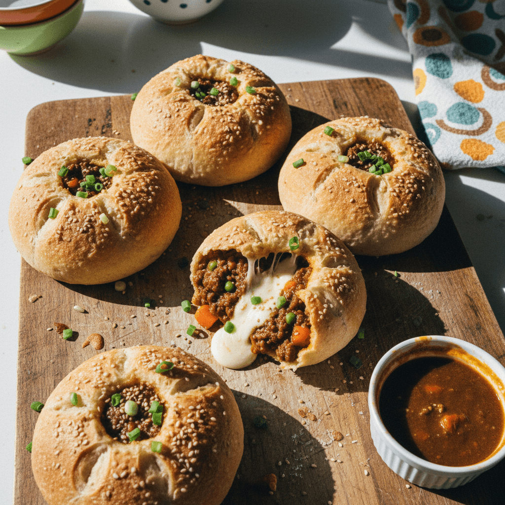 Japanese Curry Salt Bread