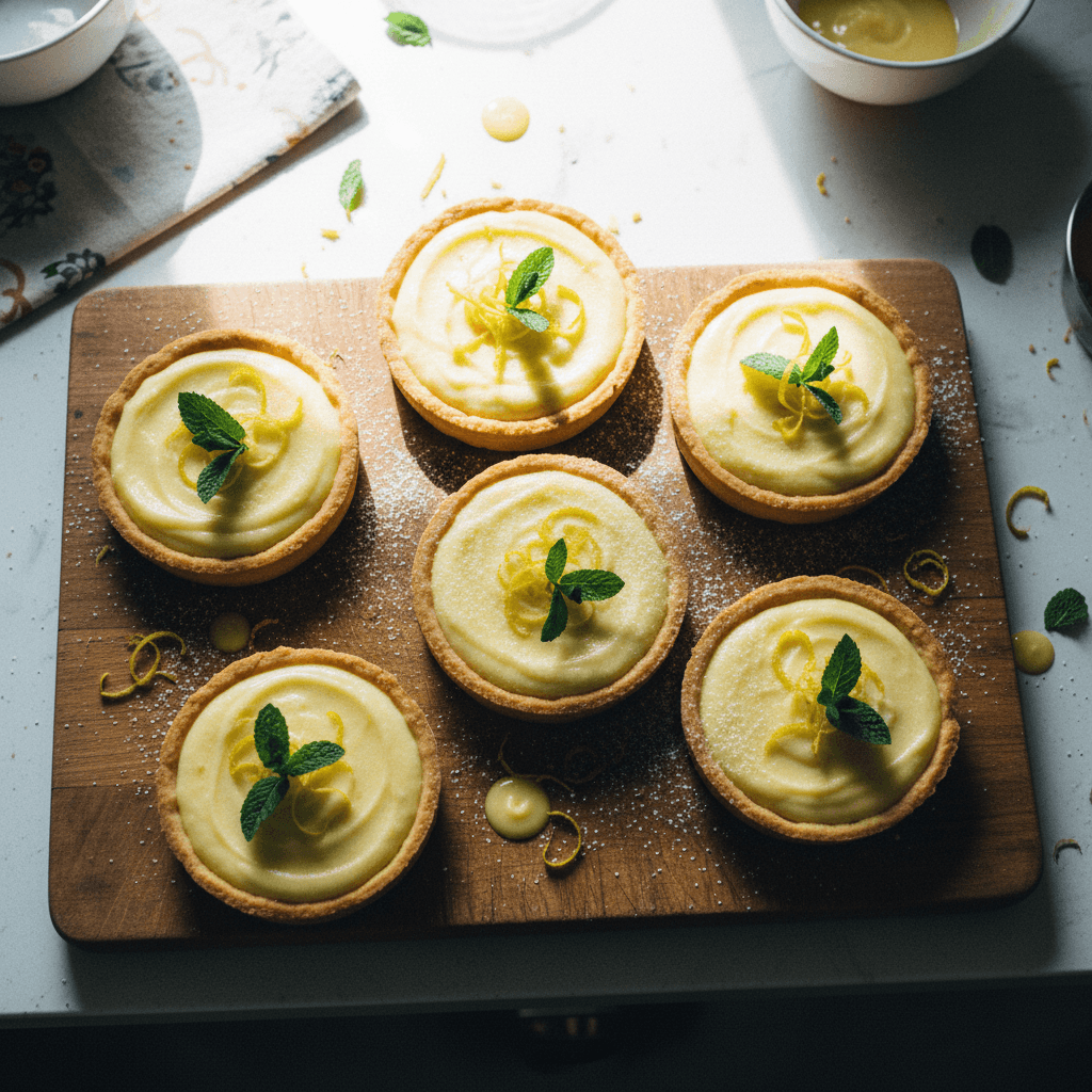 Creamy Lemon Curd Tarts
