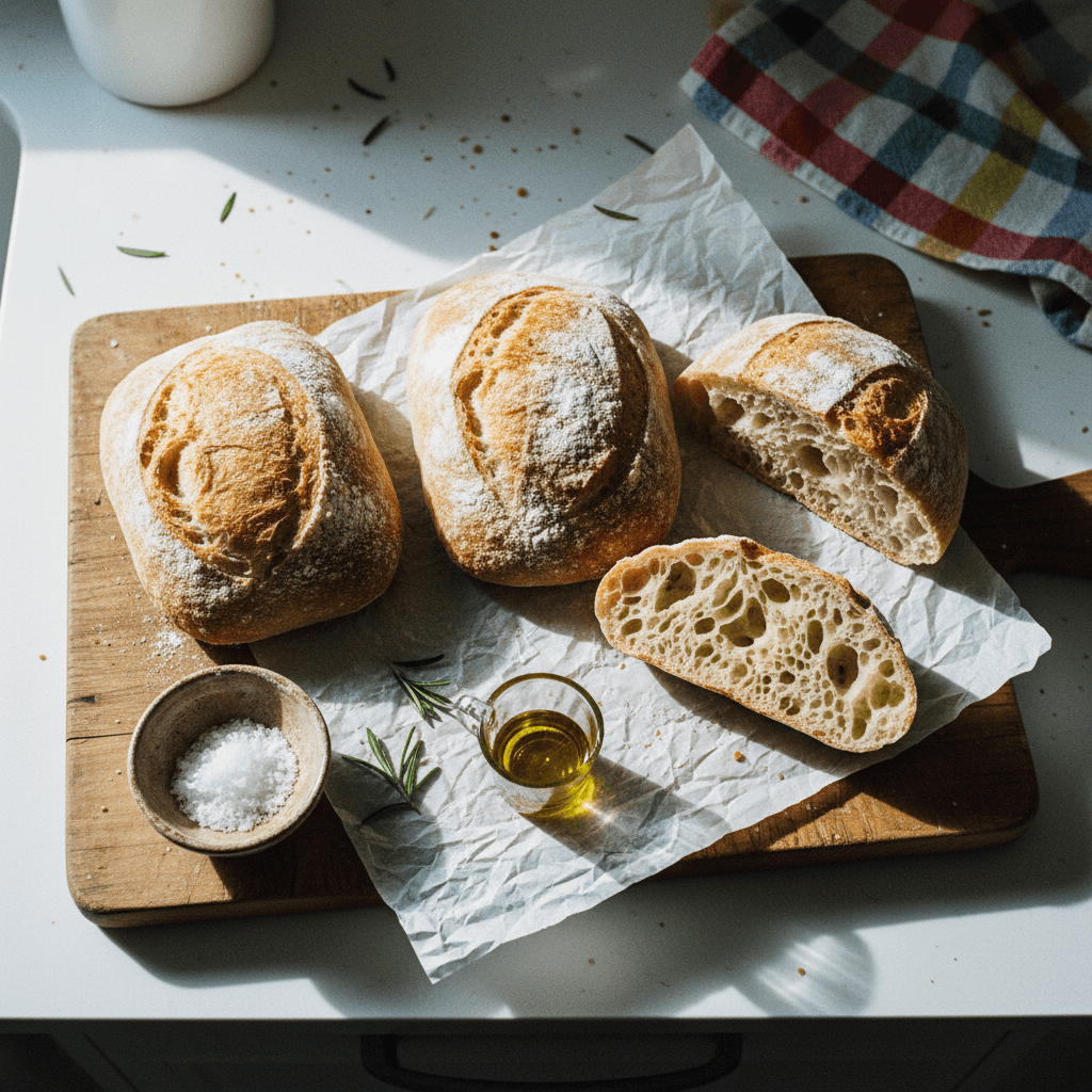 Homemade Ciabatta