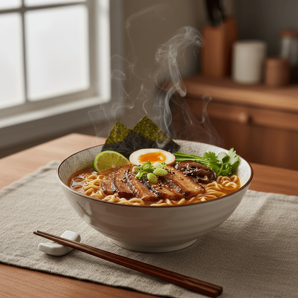 Quick Ramen Noodle Soup