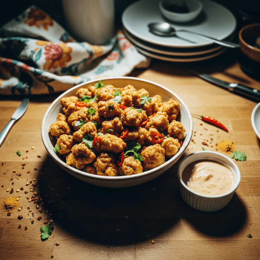 Air Fried Chicken Popcorn