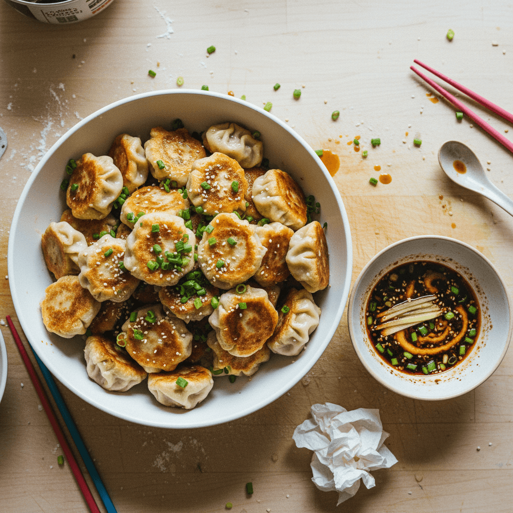 Easy No-Fold Dumplings