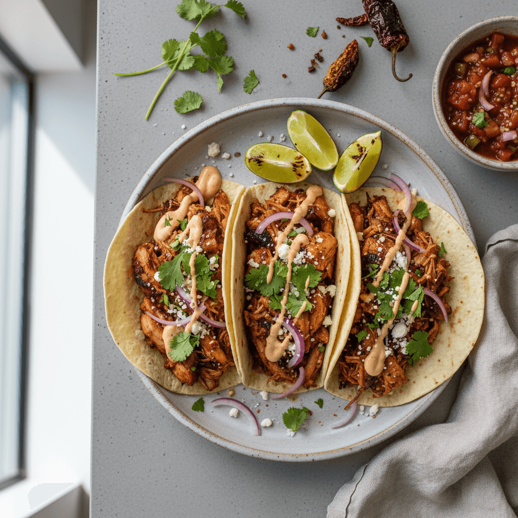 Smoky Chipotle Chicken Tacos