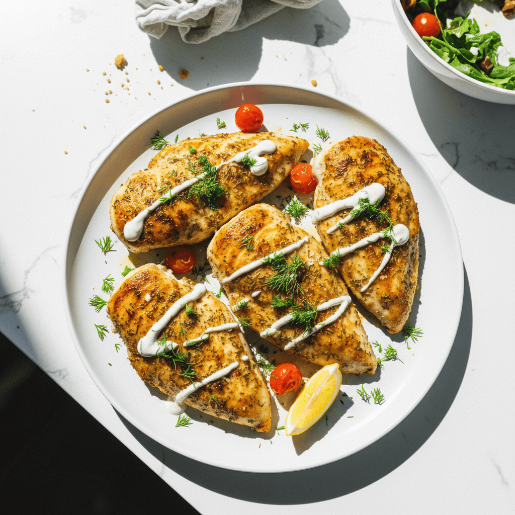 Dill & Ranch Marinated Chicken Breasts
