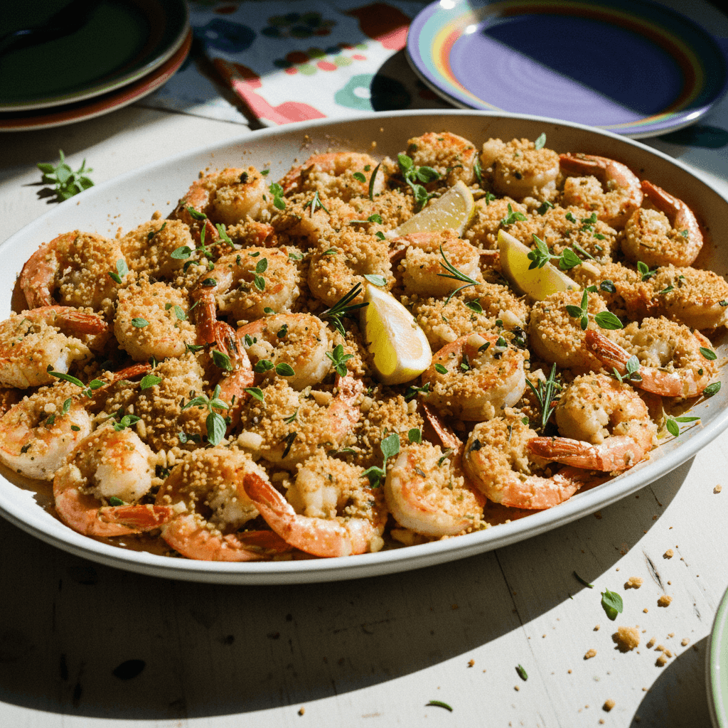 Shrimp Oreganata