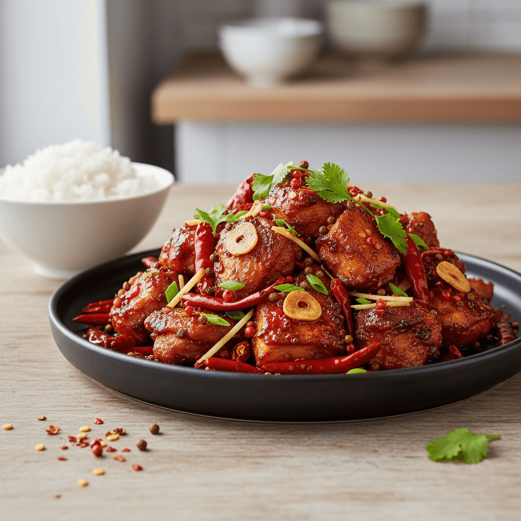 Spicy Sichuan Peppercorn Chicken