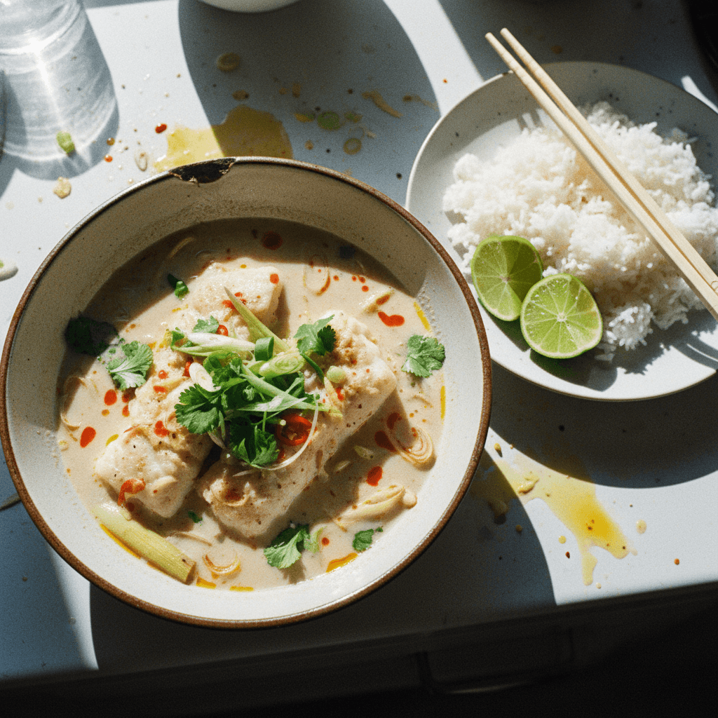 Coconut Poached Fish