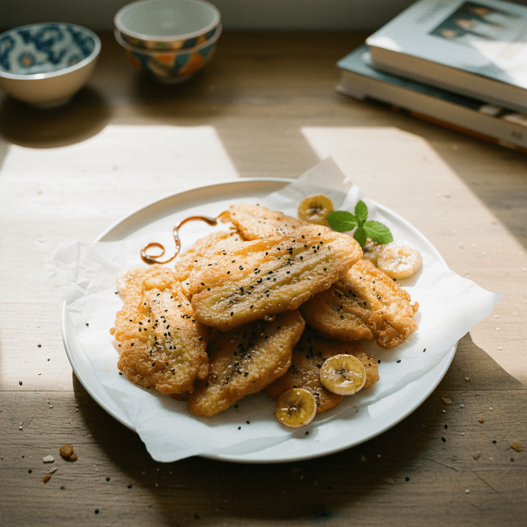 Bánh Chuối Chiên Giòn Rụm