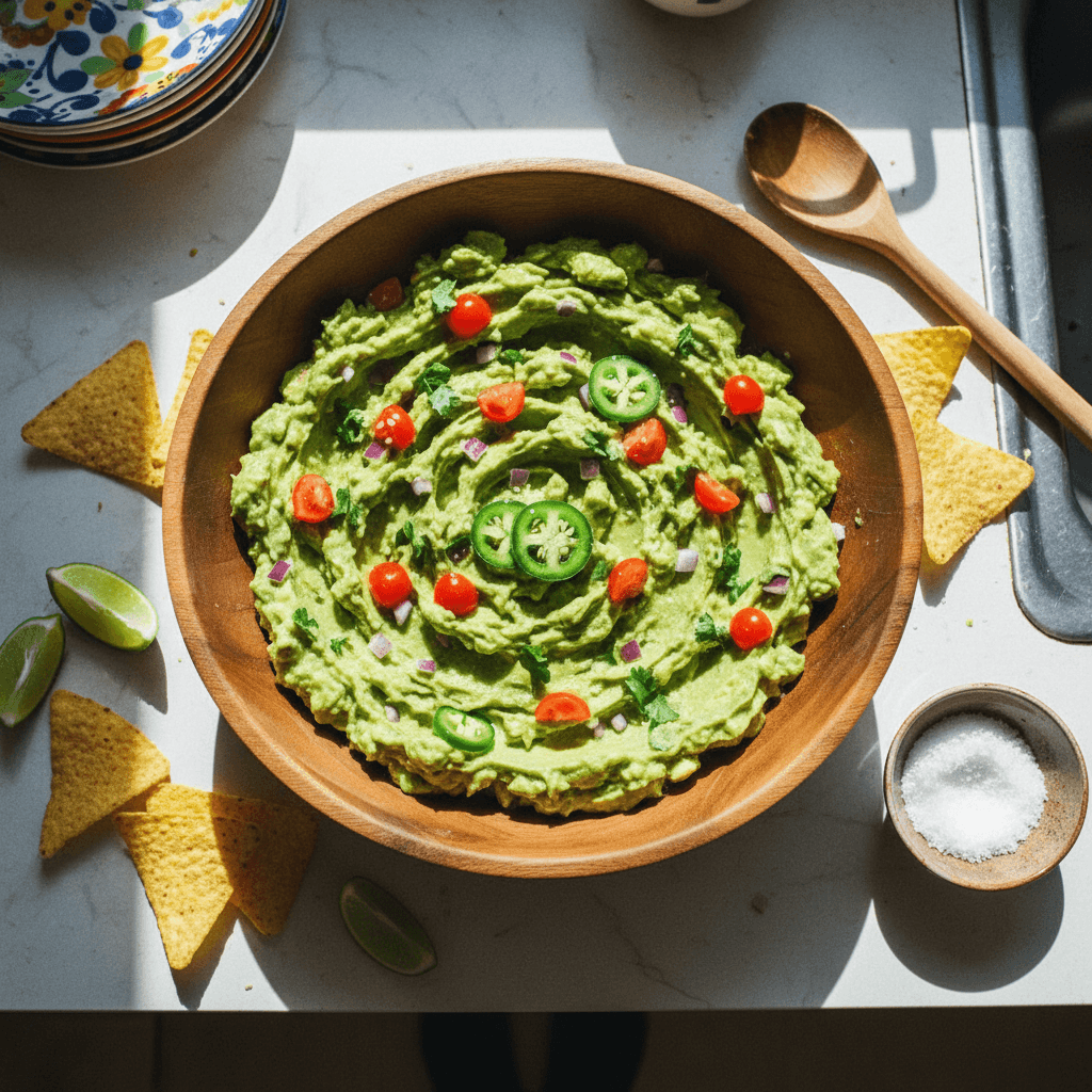 Easy Homemade Guacamole