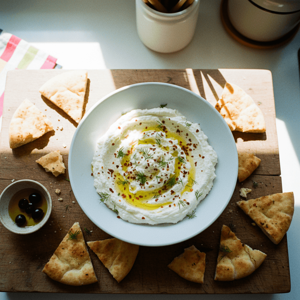 Whipped Feta Dip with Pita