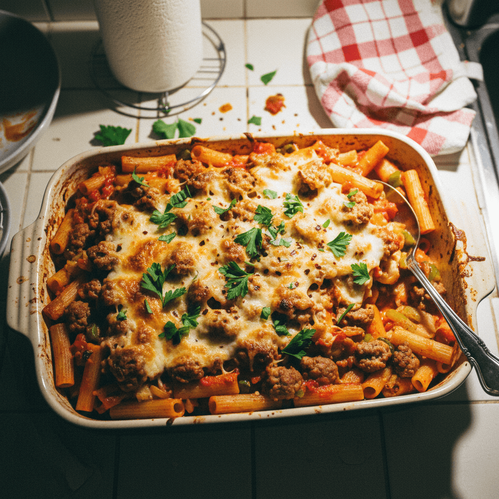 Italian Sausage Pasta Bake