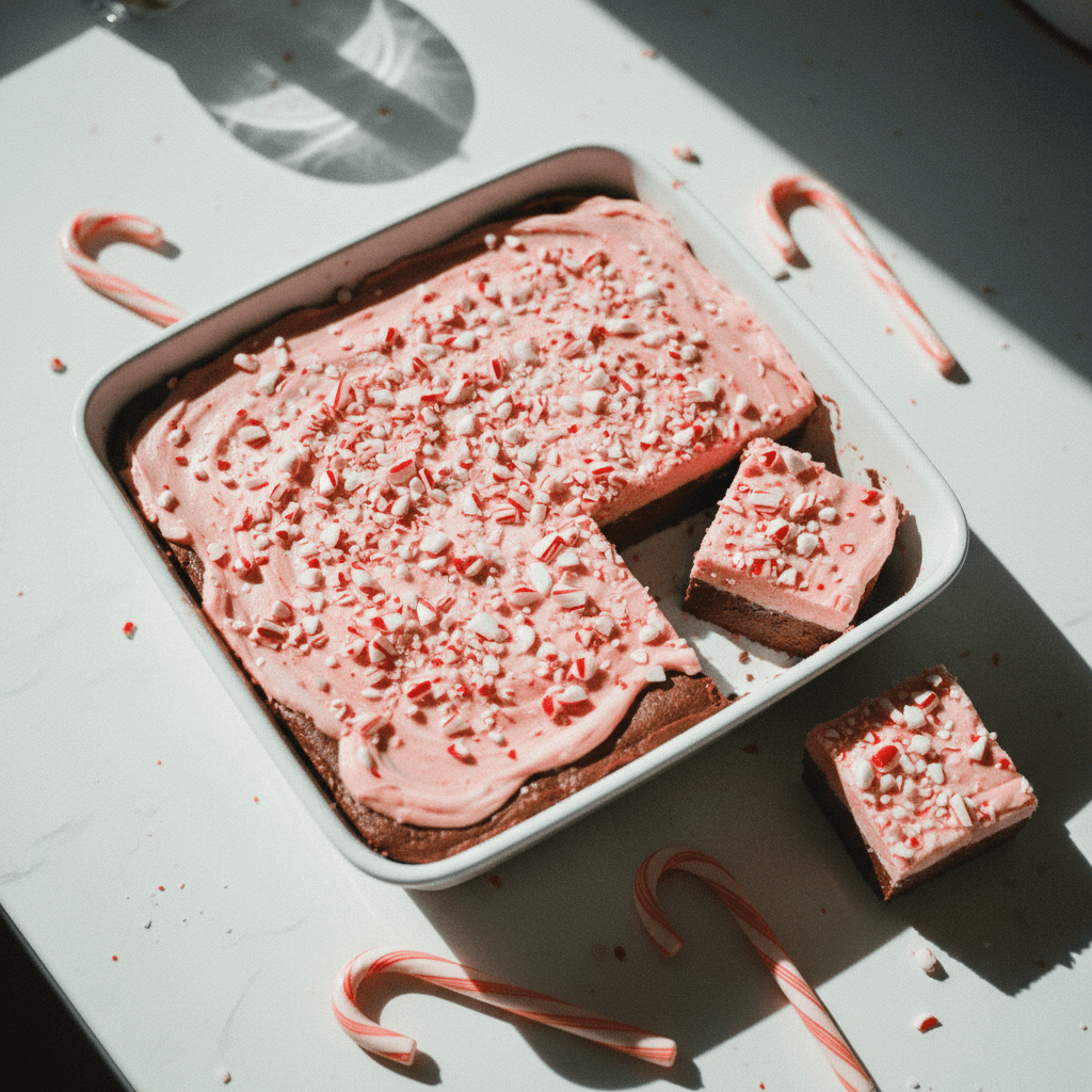 Peppermint Swirl Fudge