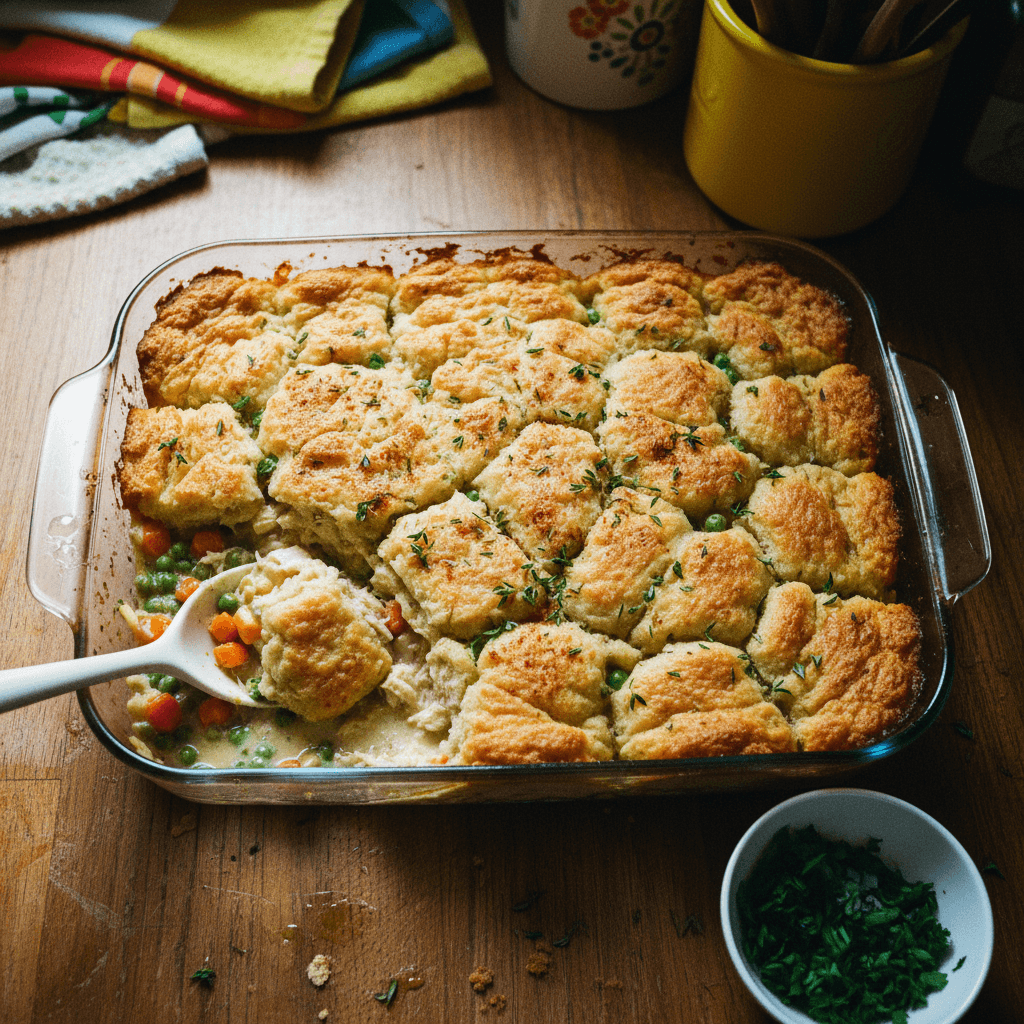 Viral Chicken Cobbler Casserole